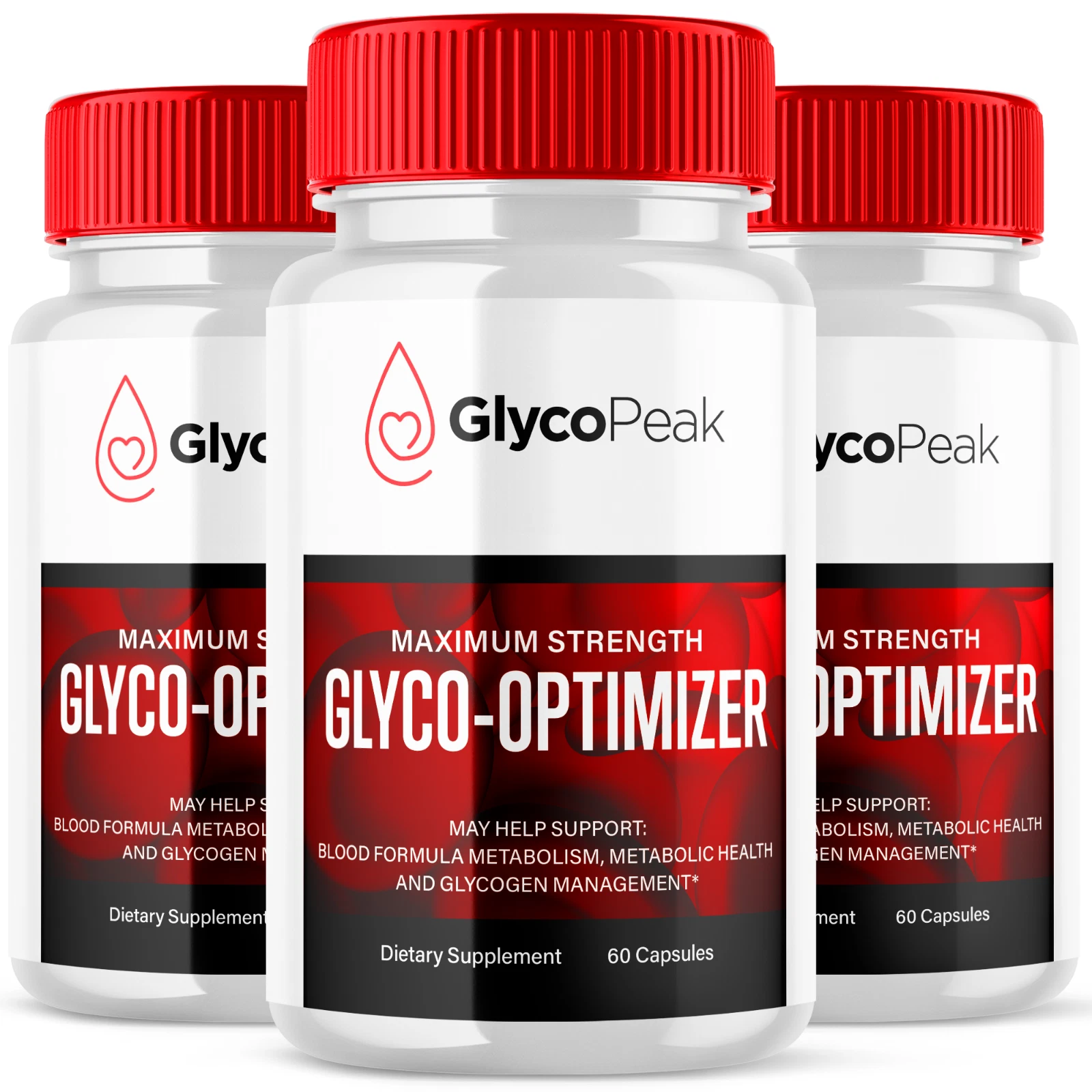 Glyco Peak Advanced Formula Blood Support Balance Supplement 180 Capsules