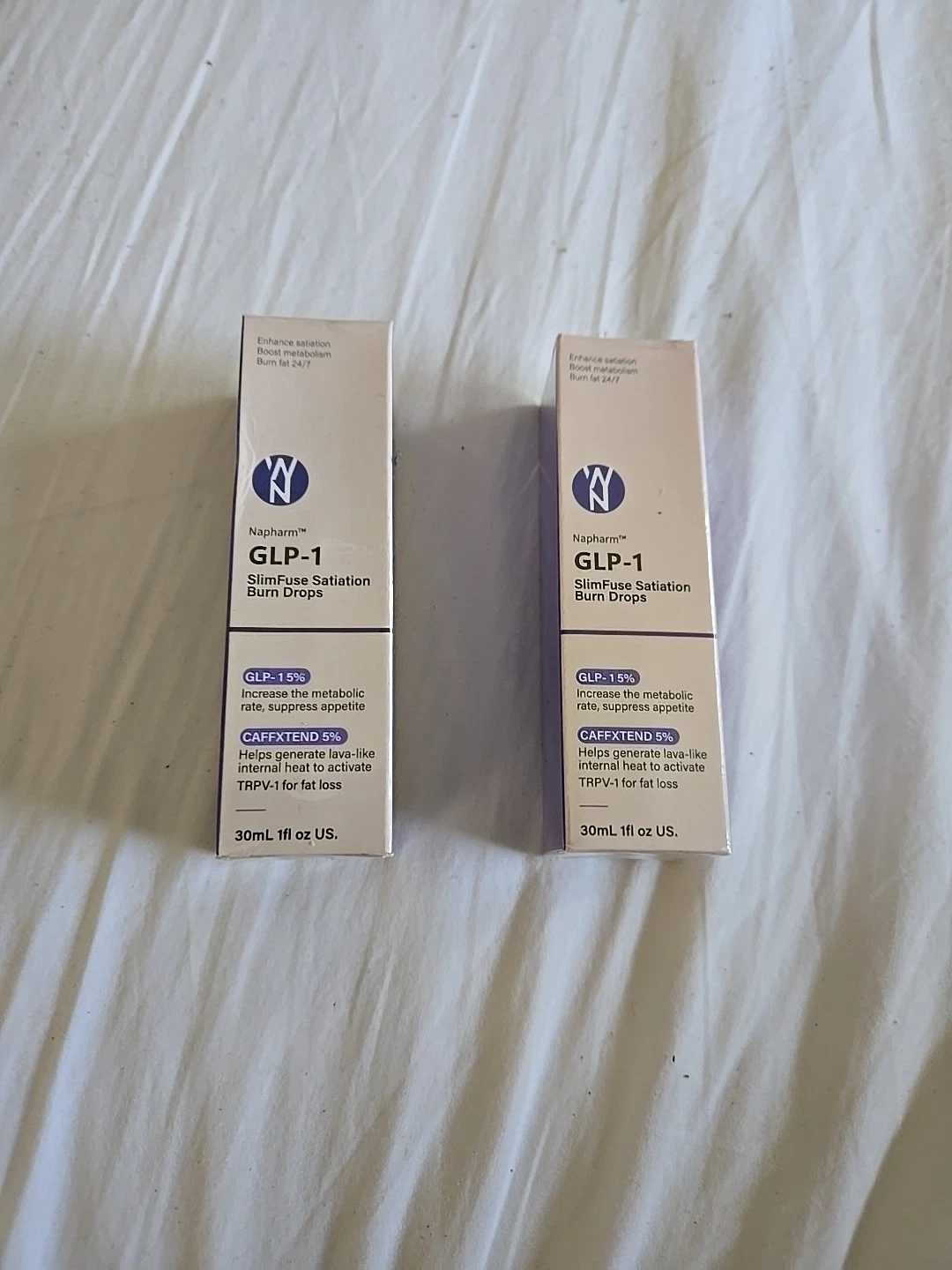 (3) Napharm GLP 1 Slimfuse 1Satiation Burn Drops Weightloss Appetite Suppressor