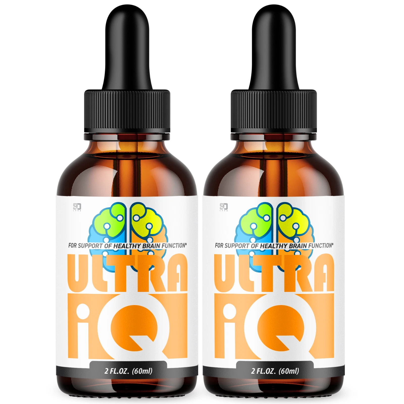 (2 Pack) Ultra IQ Drops - Advanced Brain Health & Cognitive Support Supplement