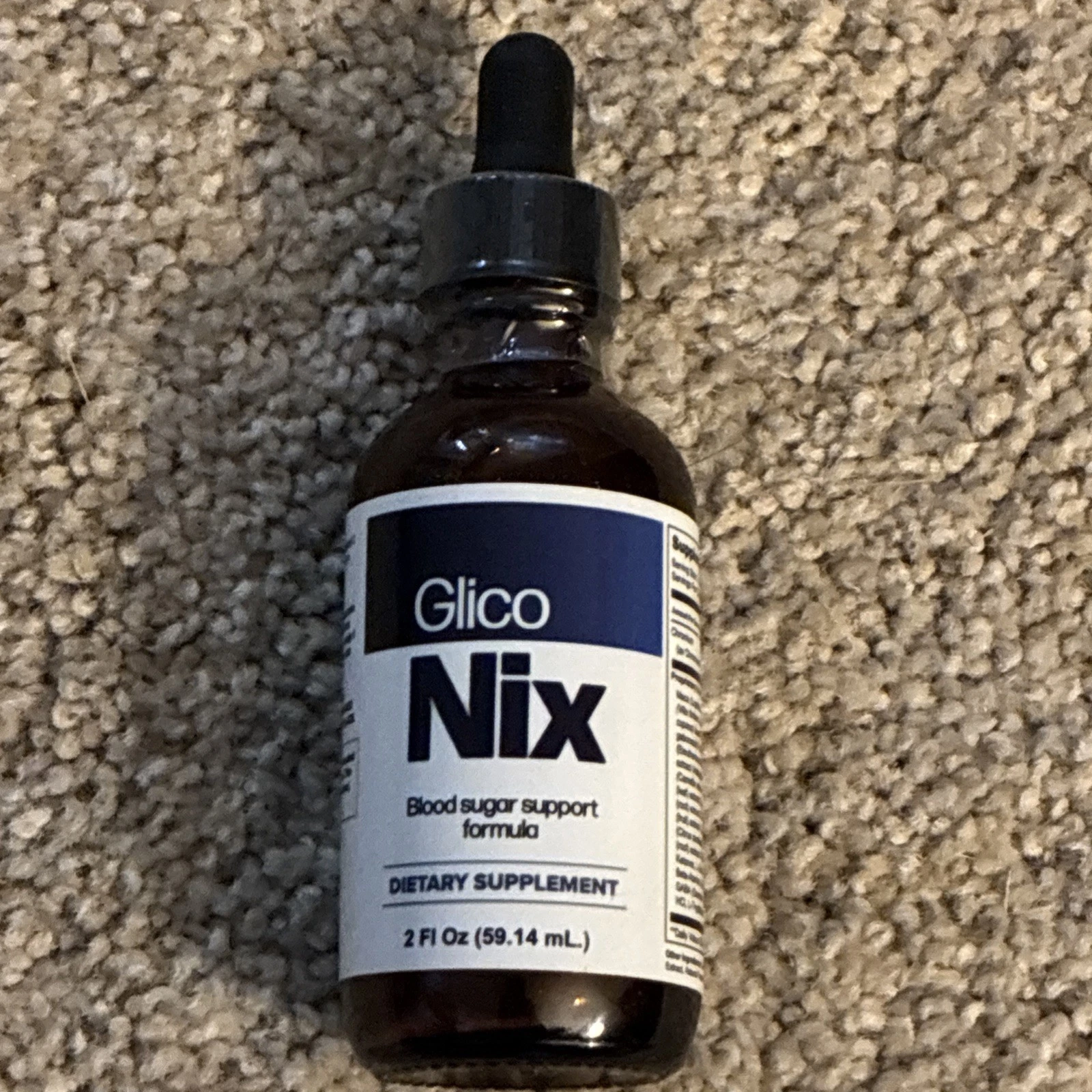 (1 Pack) Glyco Nix Advanced Blood Sugar Support Dietary Supplement 2oz