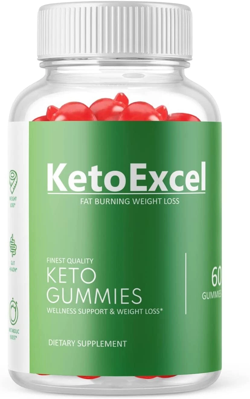 1 - Keto Excel ACV Gummies, Vegan, Fat Burner, Weight Loss Supplement - 60 Gums