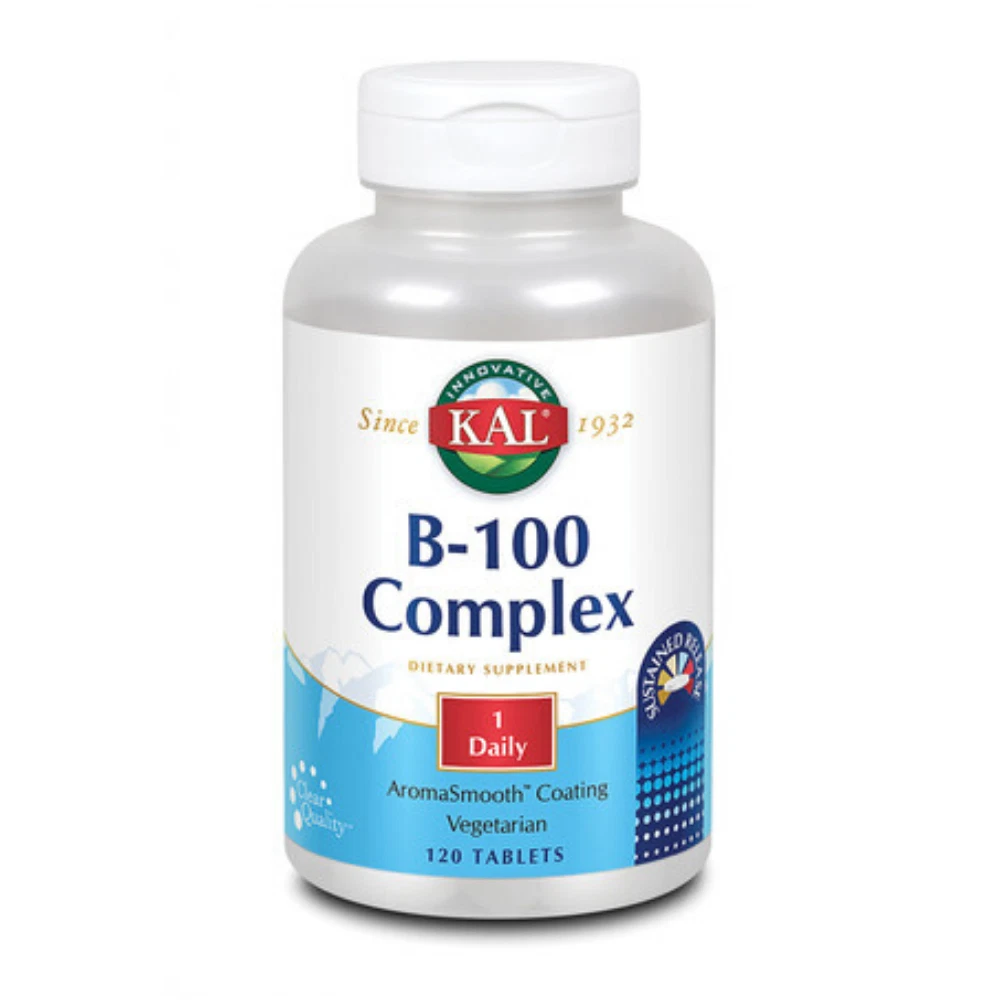 KAL B-100 Complex SR 100mg | 120ct