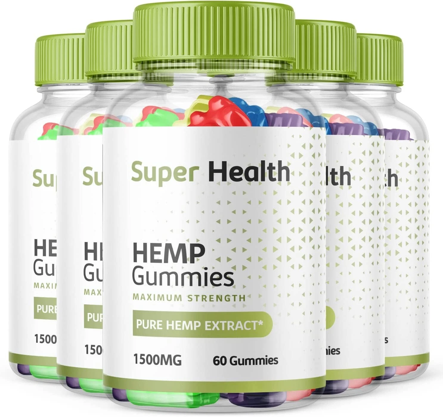 5 Pack - Super Health Gummies - Super Health Multivitamin Supplement-300 Gummies