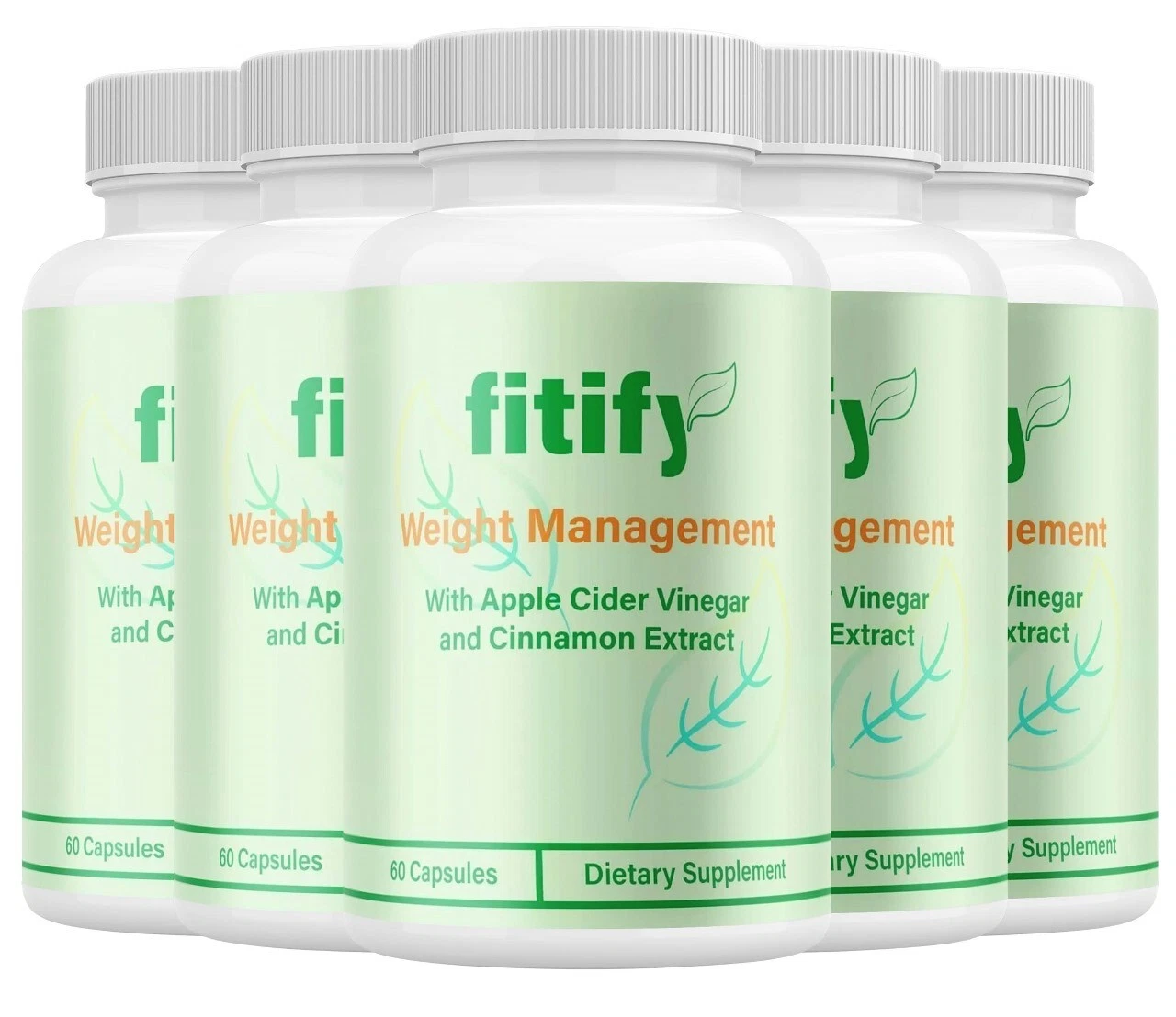 (5 Pack) Fitify Advanced Weight Loss Pills, Fitify to Boosts Energy Levels
