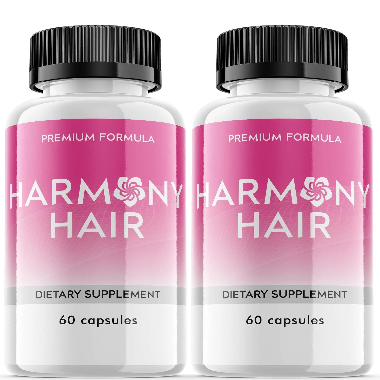 2 Pack - Harmony Hair Supplement Pills, Support Healthy Hair Growth (120 Pills)