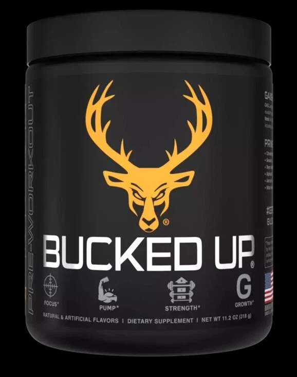 BUCKED UP PRE-WORKOUT - Orange - 30 Servings - 11.2oz