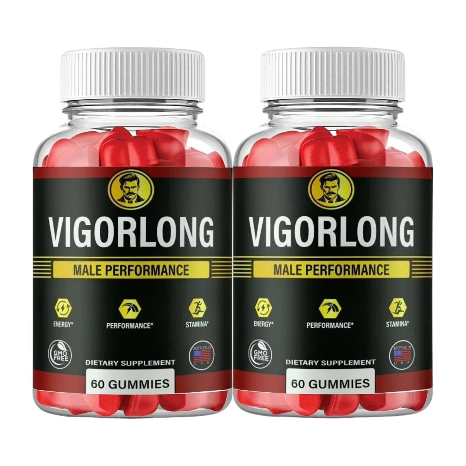 2-Pack VigorLong Gummies for Mens Health – Vigor Long Male Gummies - 120 Gummies