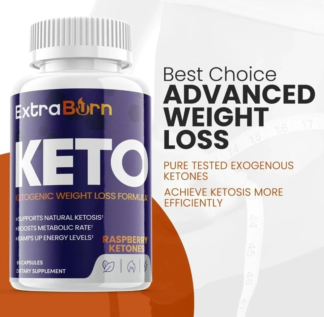 Extra Burn Keto Diet Pills,Weight Loss,Fat Burner,Metabolism Supplement