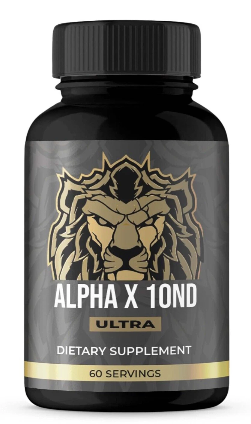Alpha X10ND Ultra for Men, Alpha X10ND for Boosting Energy and Performance 60ct