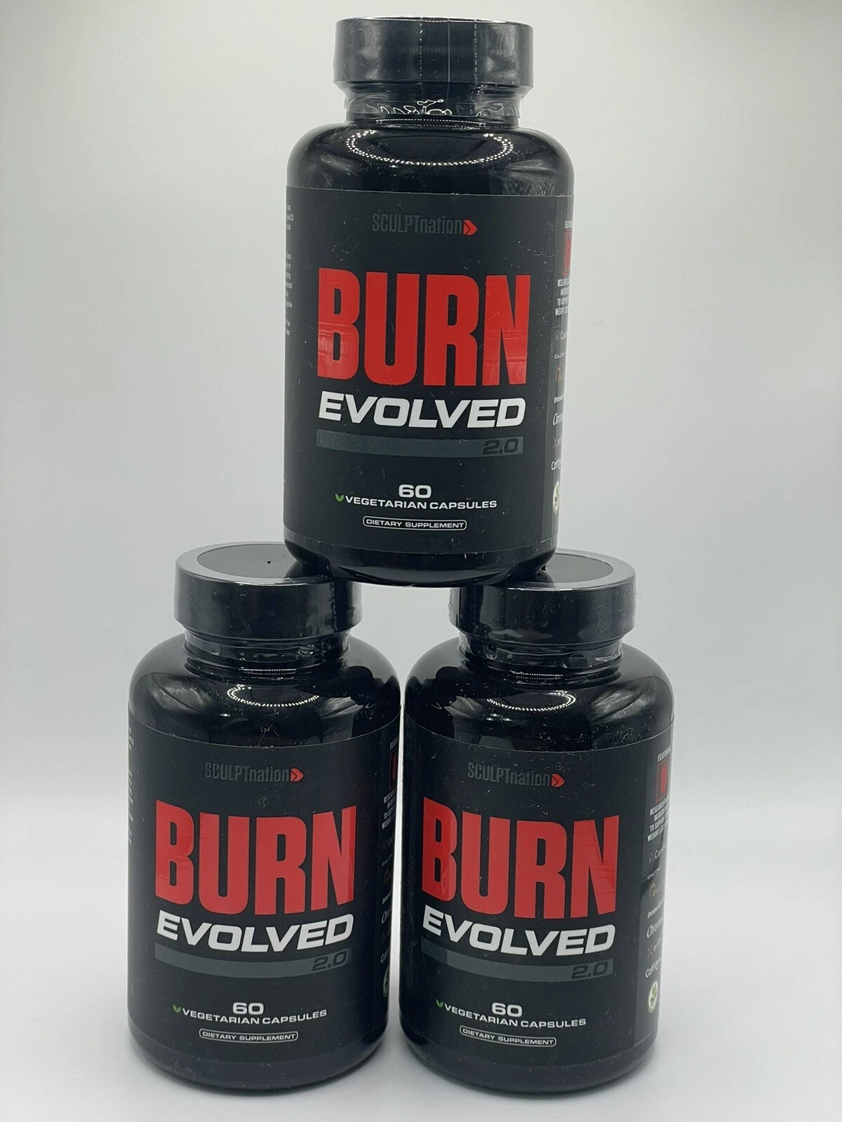 3x Pack Sculptnation Fat Burn Evolved Thermogenic Burner 🔥 Ship From USA !!!!