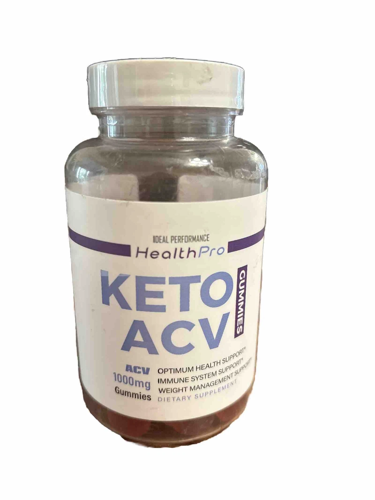 Health Pro Keto ACV Gummies 60 Count Exp 7/25