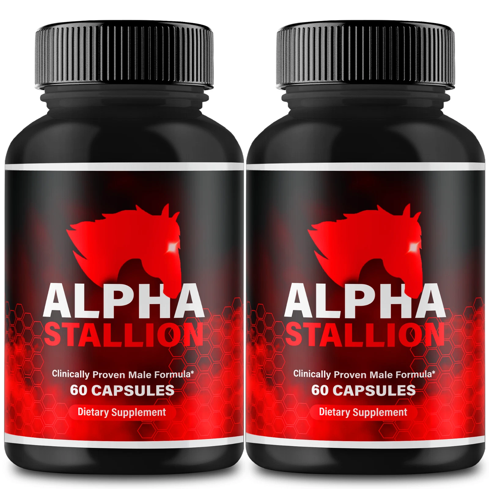 (2 Pack) Alpha Stallion Men Performance Capsules, AlphaStallion Male Pills