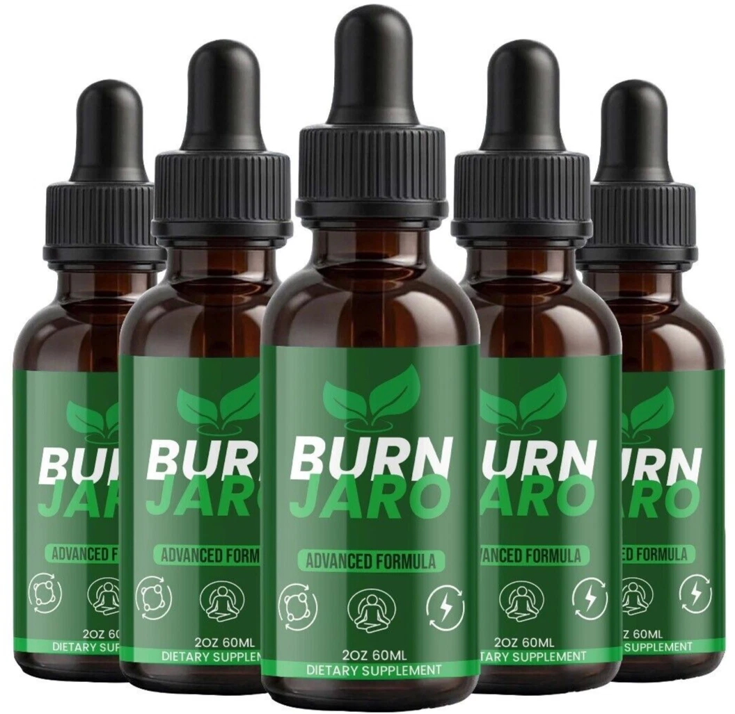 (5 Pack) Burn Jaro Liquid Drops BurnJaro General Wellness Supplement- NEW