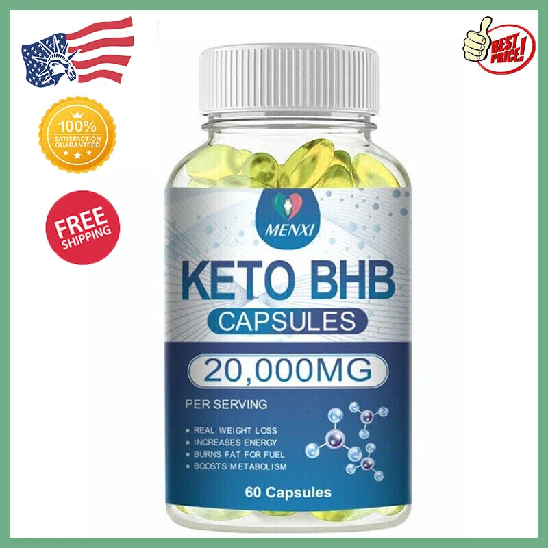 Keto Diet Pills 20,000mg Fat Burner, ACV Weight Loss Slimming,Carb Locker Caps