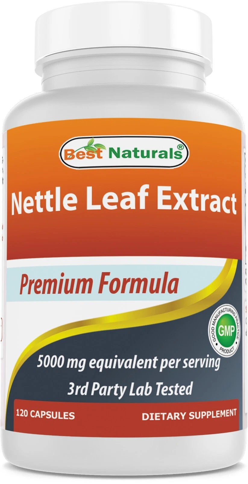 Best Naturals Nettle Leaf Extract 5000 mg Equivalent Per Serving- 120 Capsules