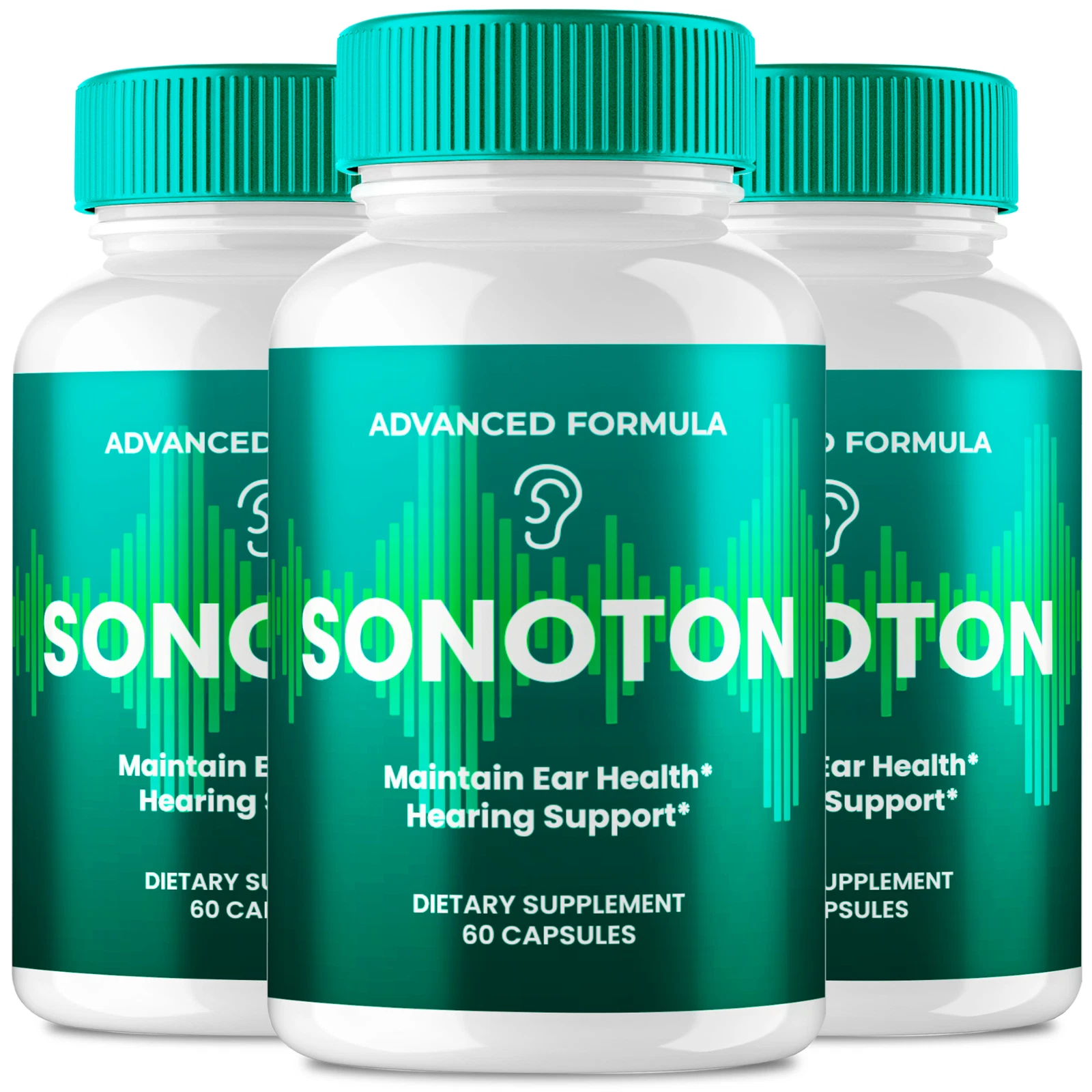 (3 Pack) Sonoton Capsules - Advanced Ear Health & Hearing Support Formula Pills