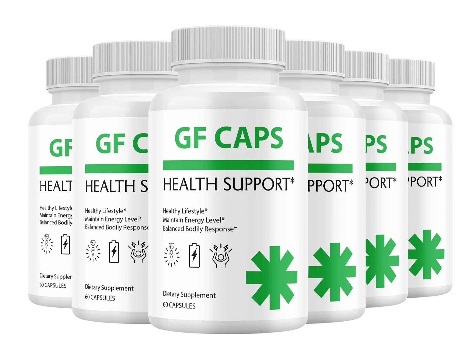 (6 Pack) GF Caps - Advanced Formula to Support Healthy Blood Circulation