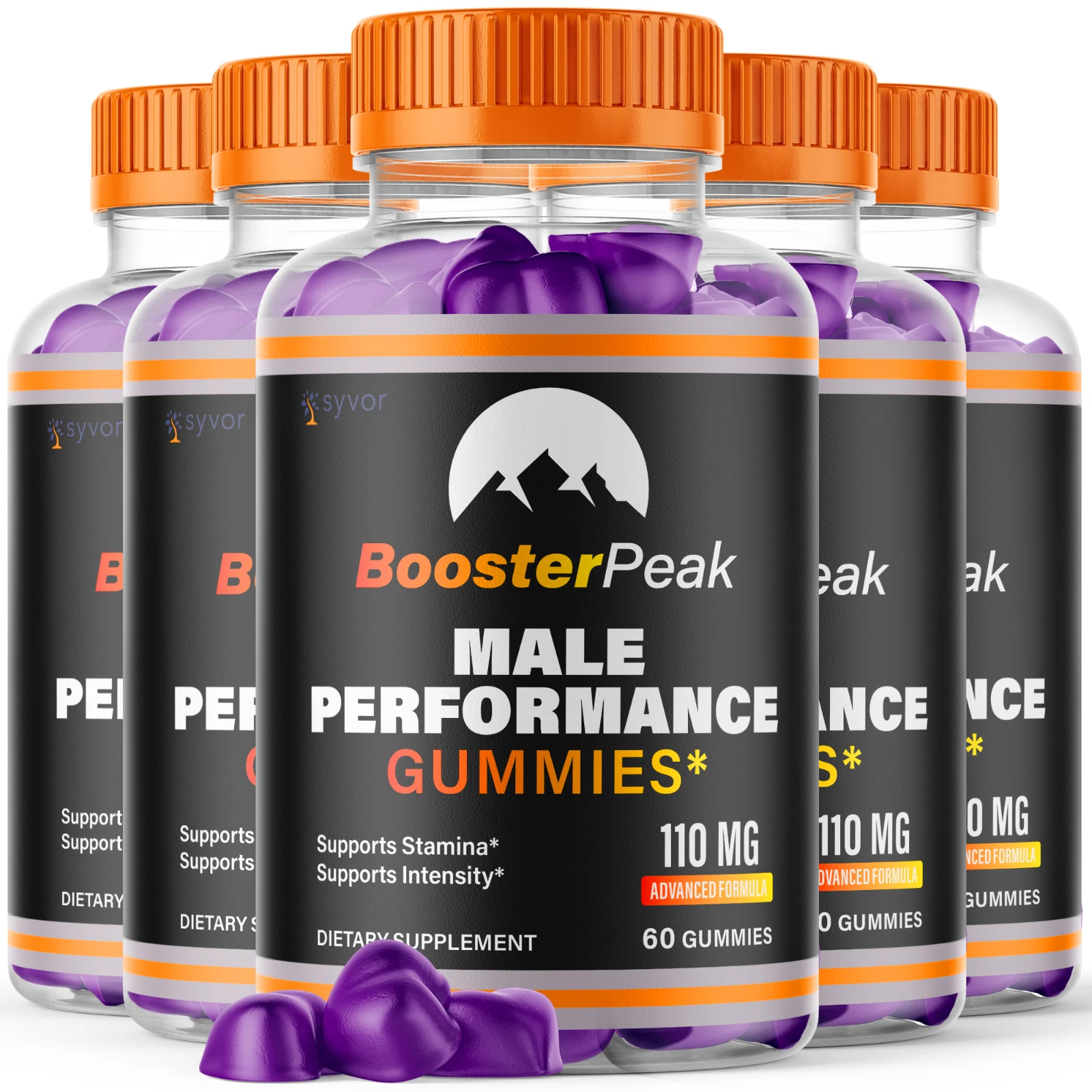 Booster Peak Gummies For Men, Advanced Performance Supplement 300 Gummies
