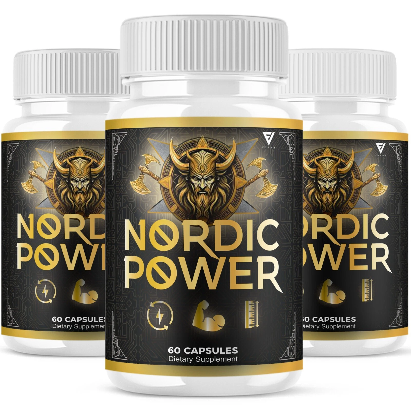 (3 Pack) Nordic Power Pills Nordic Power Performance Supplement (180 Capsules)