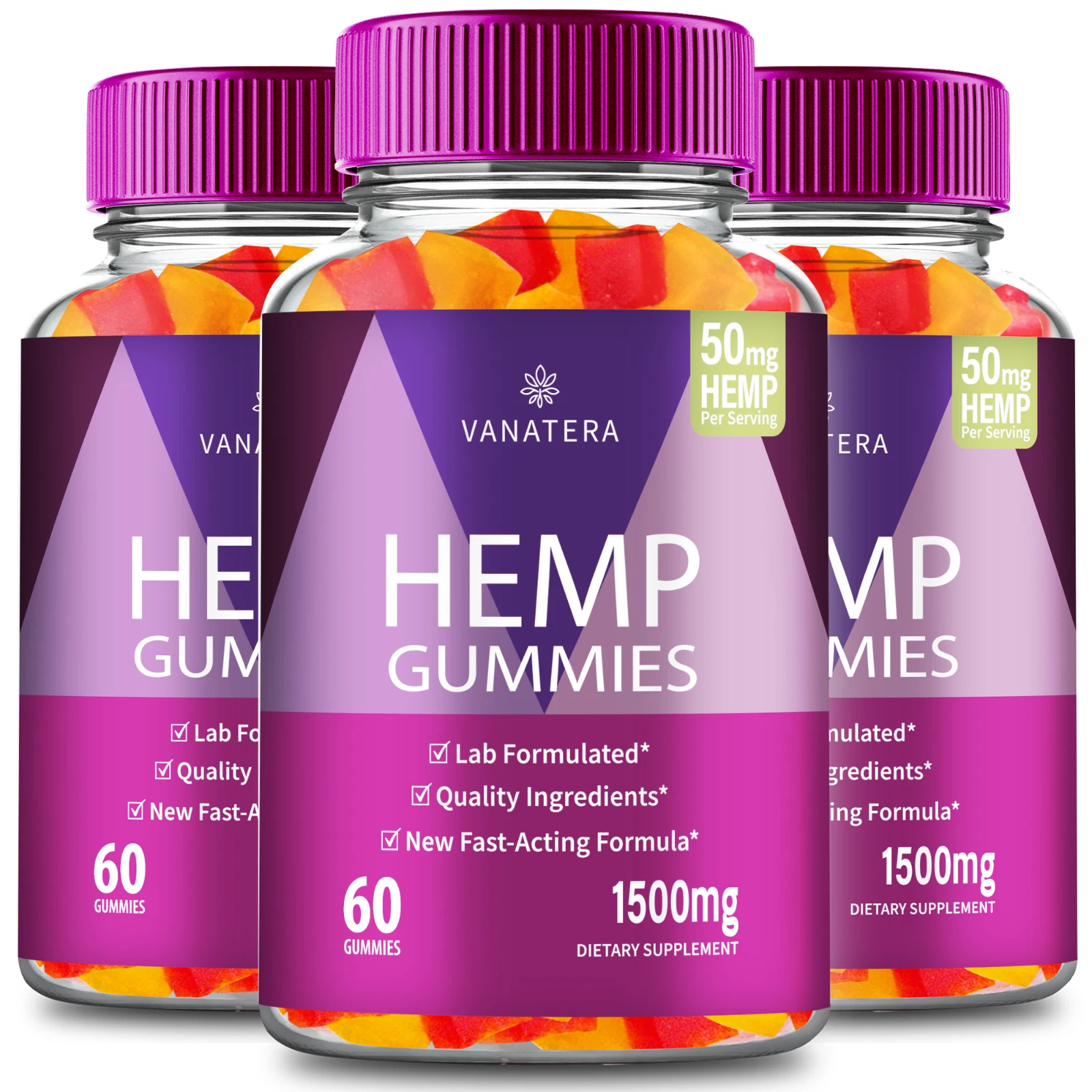 (3 Pack) Vanatera Gummies, Vana Tera All Natural Health & Wellness Support Gummy