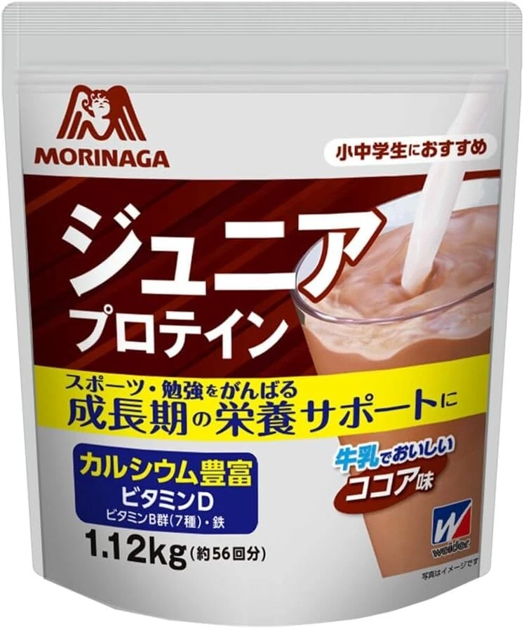 Junior Protein Morinaga Cocoa Flavor 1.12kg approx. 56 servings 1 cup per dayA