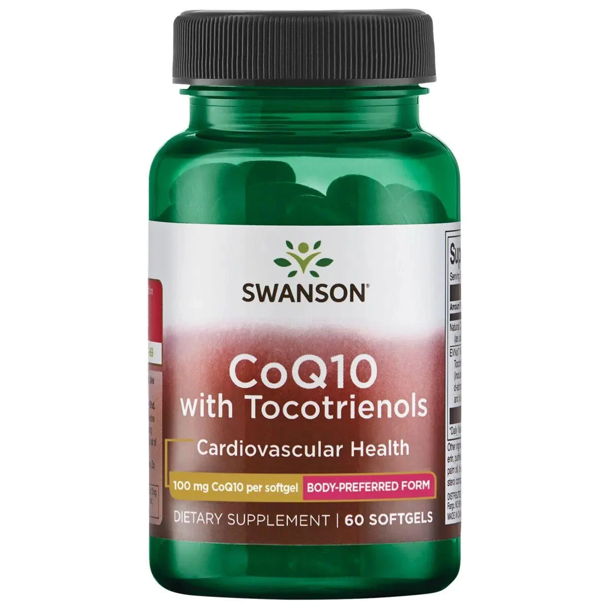 Swanson Coq10 with Tocotrienols 100 mg 60 Softgels