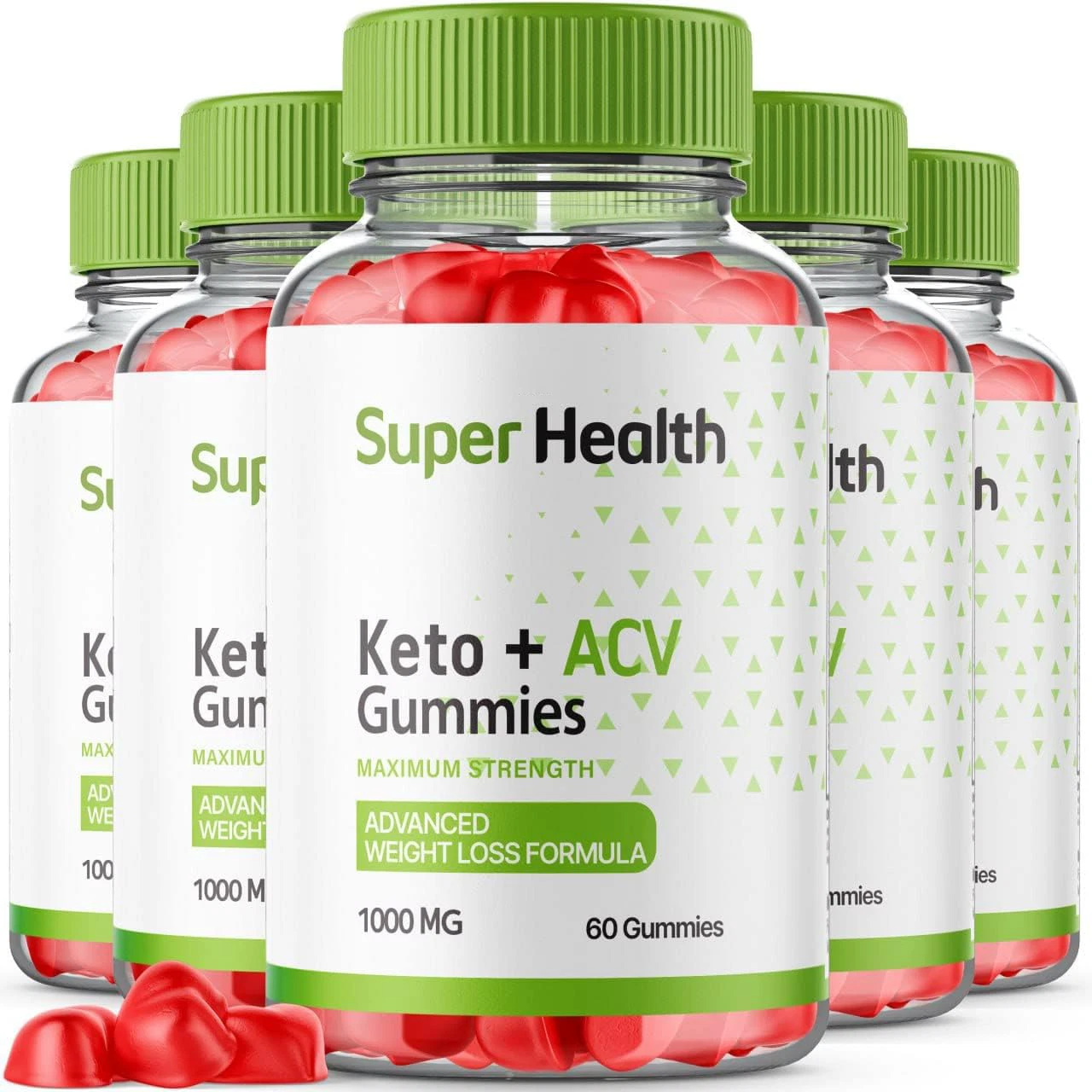(5 Pack) Super health Keto Gummies - ACV Keto Gummies Advanced Weight Loss