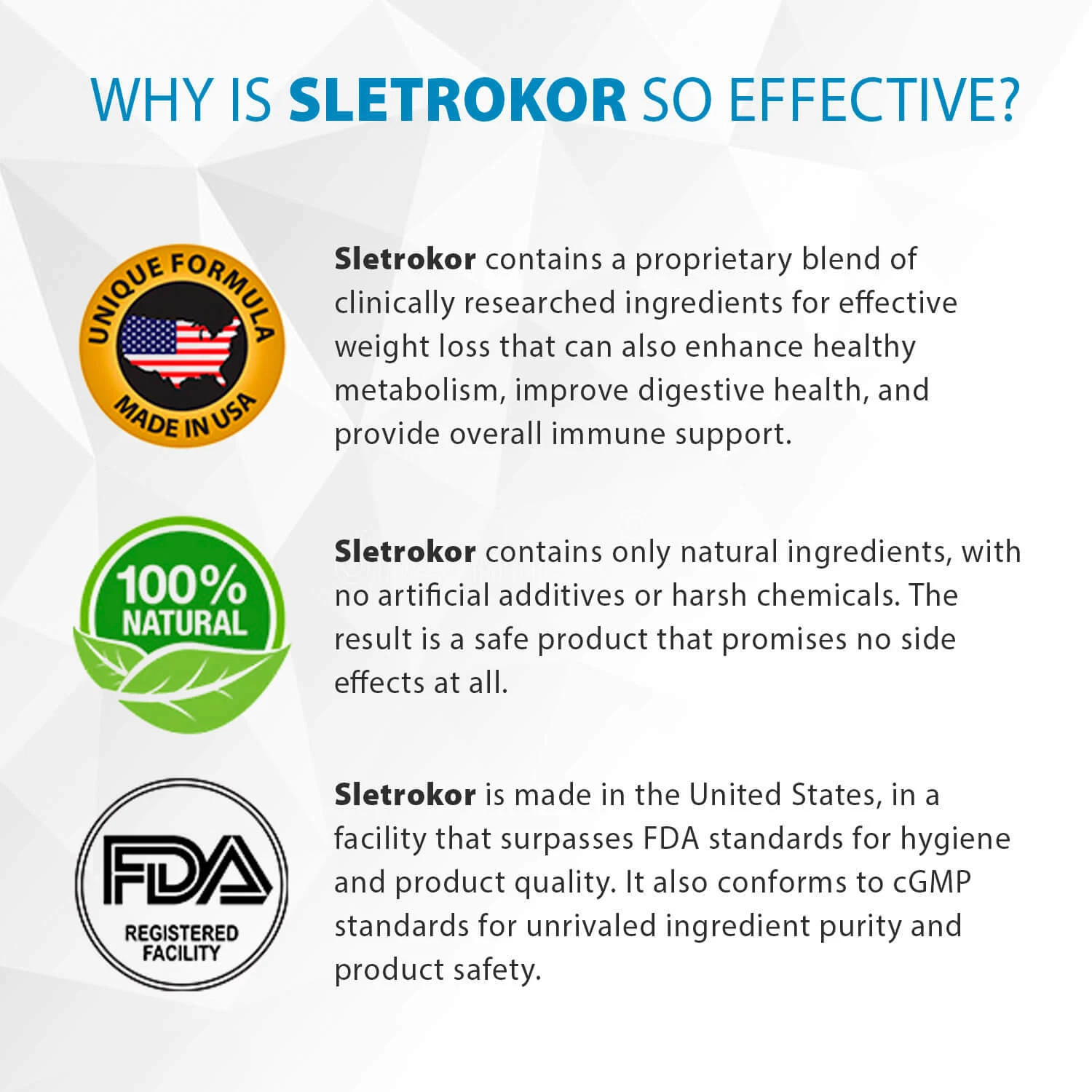 Sletrokor Diet Pills - 2 Bottles - Extra Slim Formula - Natural Ingredients
