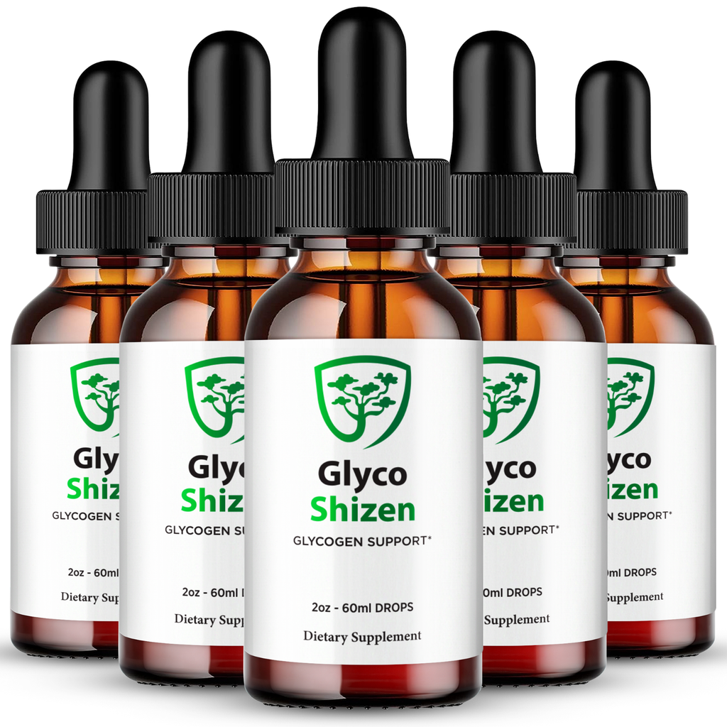 (5 Pack) Glyco Shizen Blood Drops, GlycoShizen for Stable Levels & Circulation