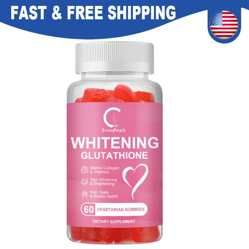 Glutathione Skin Whitening Gummies With Natural Antioxidant Collagen Anti Aging
