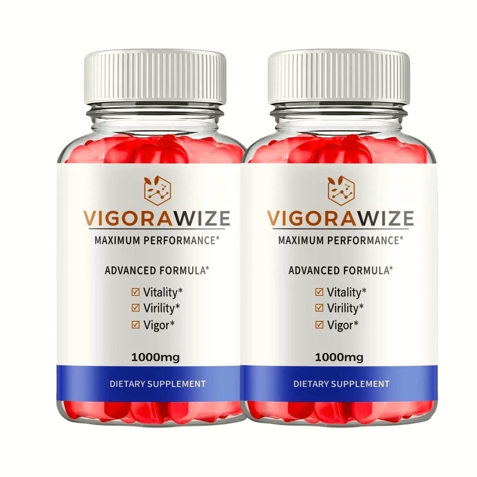 2-Pack VigoraWize Gummies, Vigorawize Advanced Performance Gummies - 120 Gummies