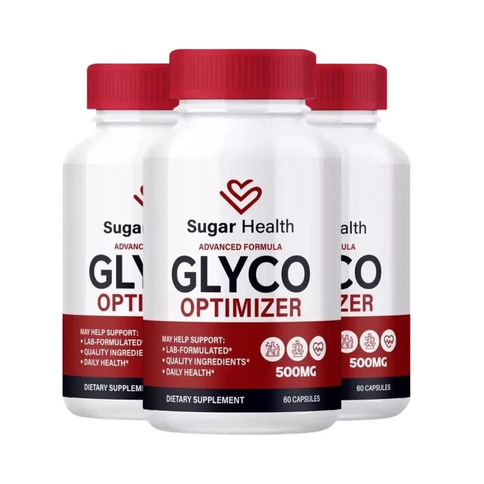3-Pack Sugar Health Glyco Optimizer Supports Blood Pressure & Health (180 Caps)