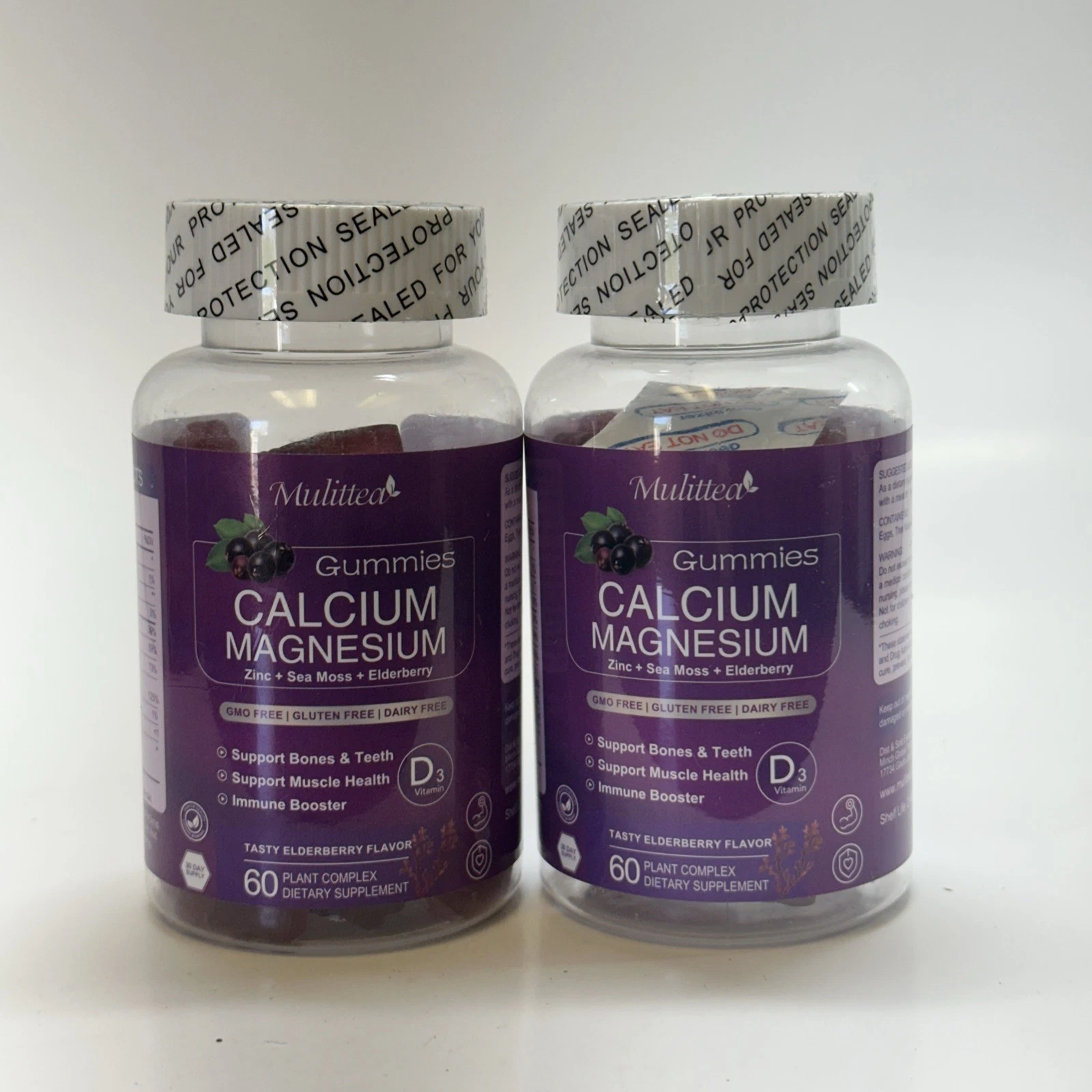 2x Zinc Calcium Magnesium & Vitamin D Complex Supplement 10/25