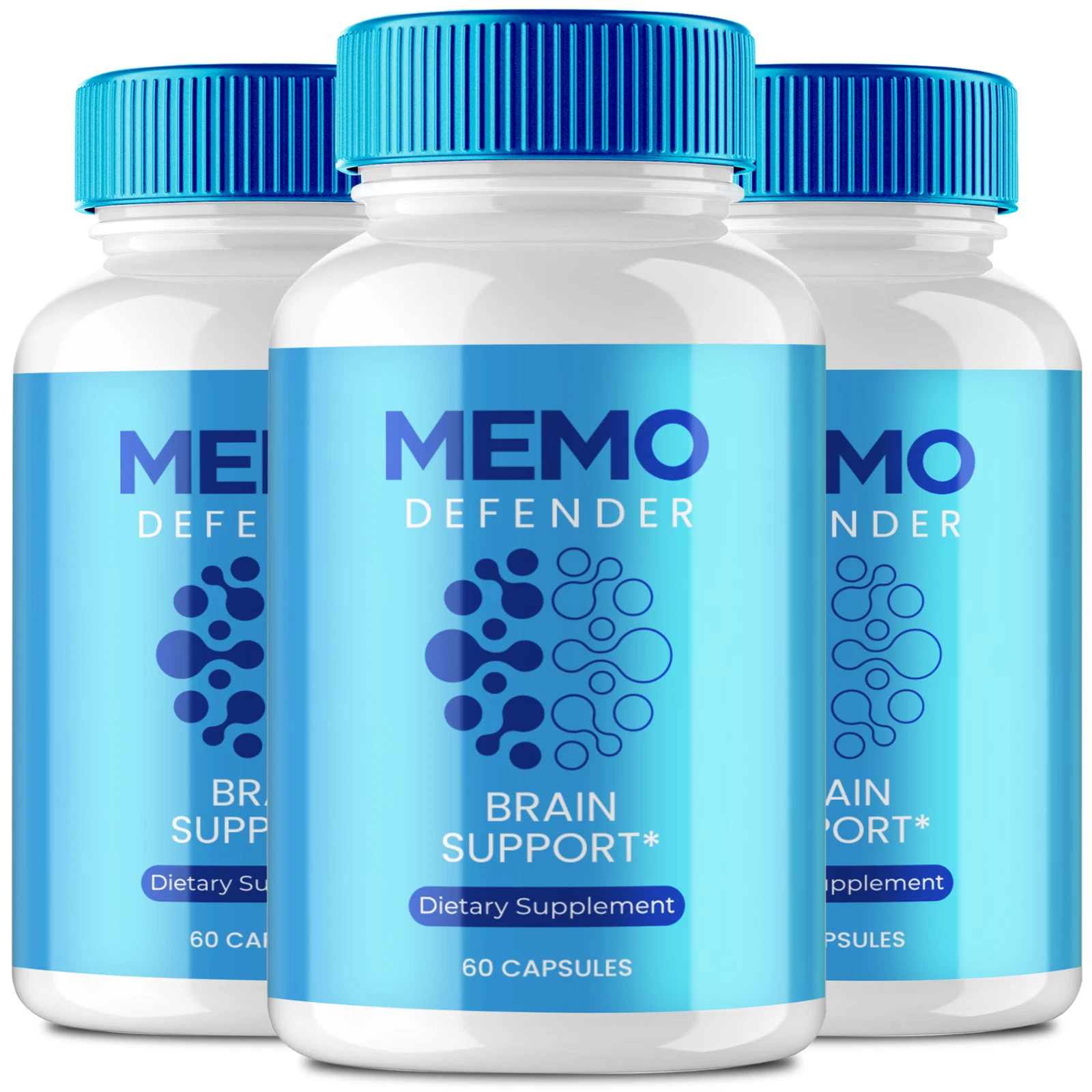 (3 Pack) Memo Defender Boost Memory & Cognitive Function, Advanced Formula Pills