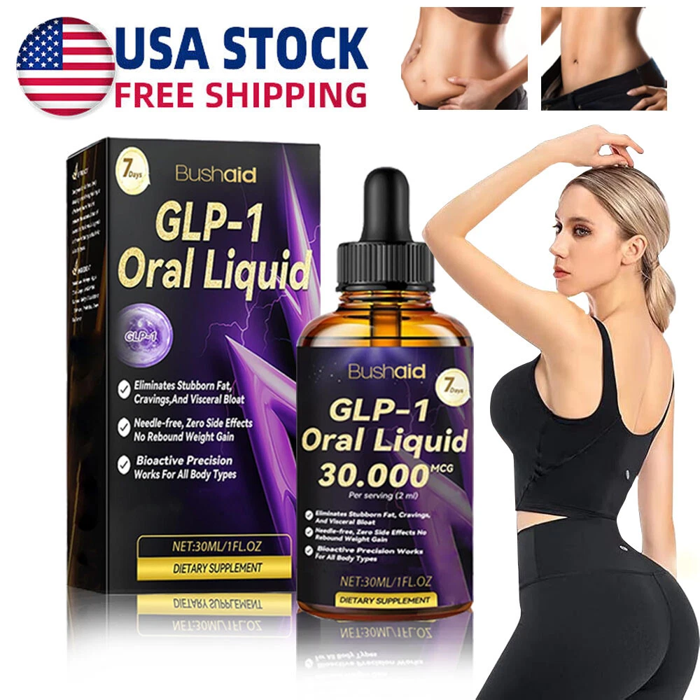 GLP-1 Weight Loss Fat Burner Drops Diet Supplement Slimming Drops 30ml