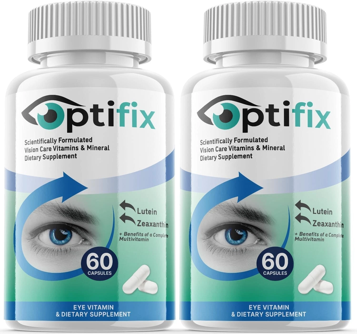 (2 Pack) Optifix Vision Supplement Pills - Support Healthy Vision & Eye Sight