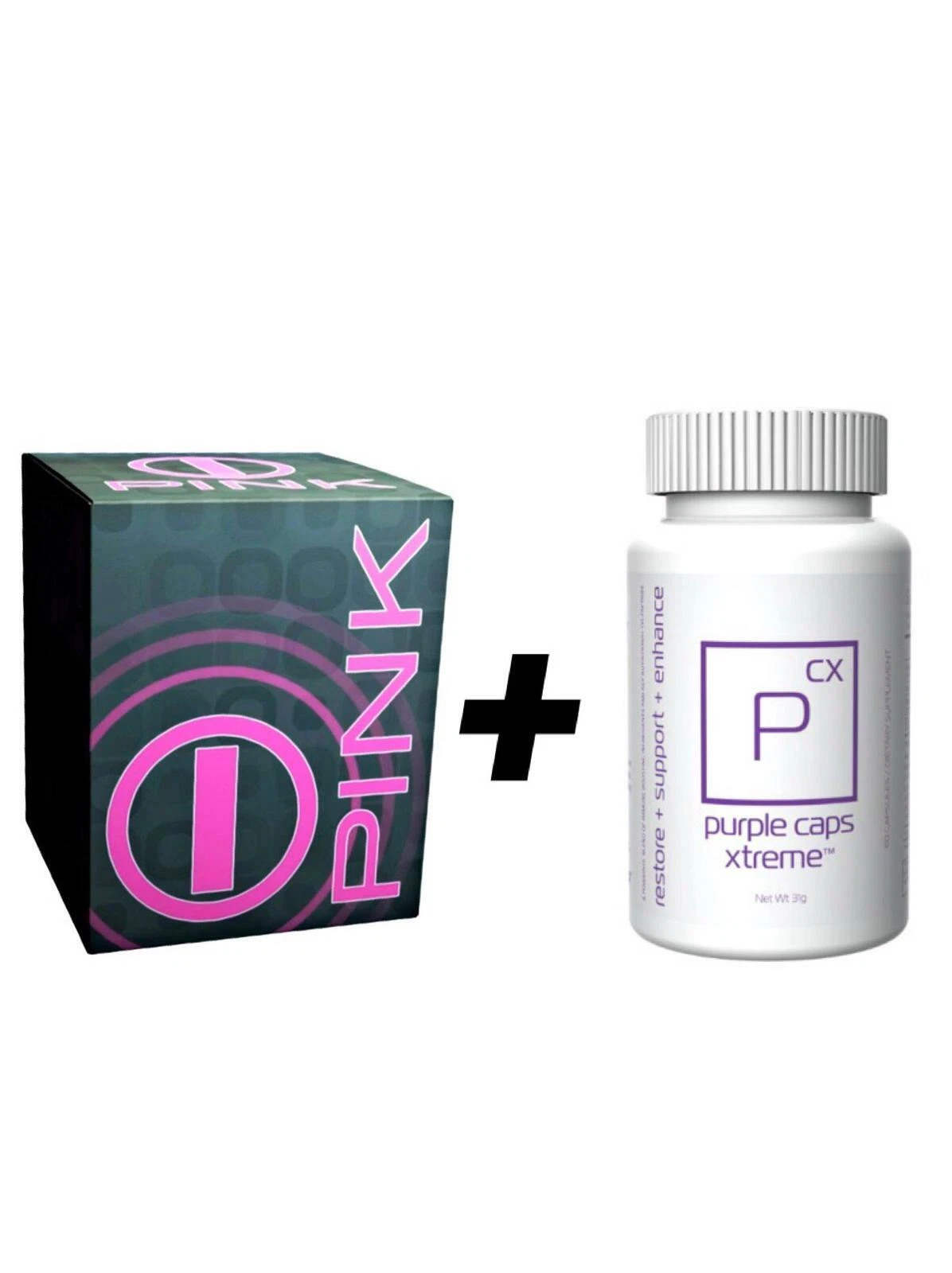 I PINK + Purple Caps for Women | Hormonal Balance | Weight Loss | Energy Boost