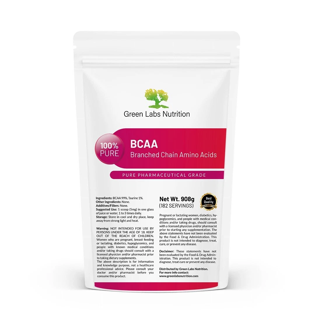 BCAA Powder 908g – Free Form Amino Acids, Recovery & Anti-Catabolic Support