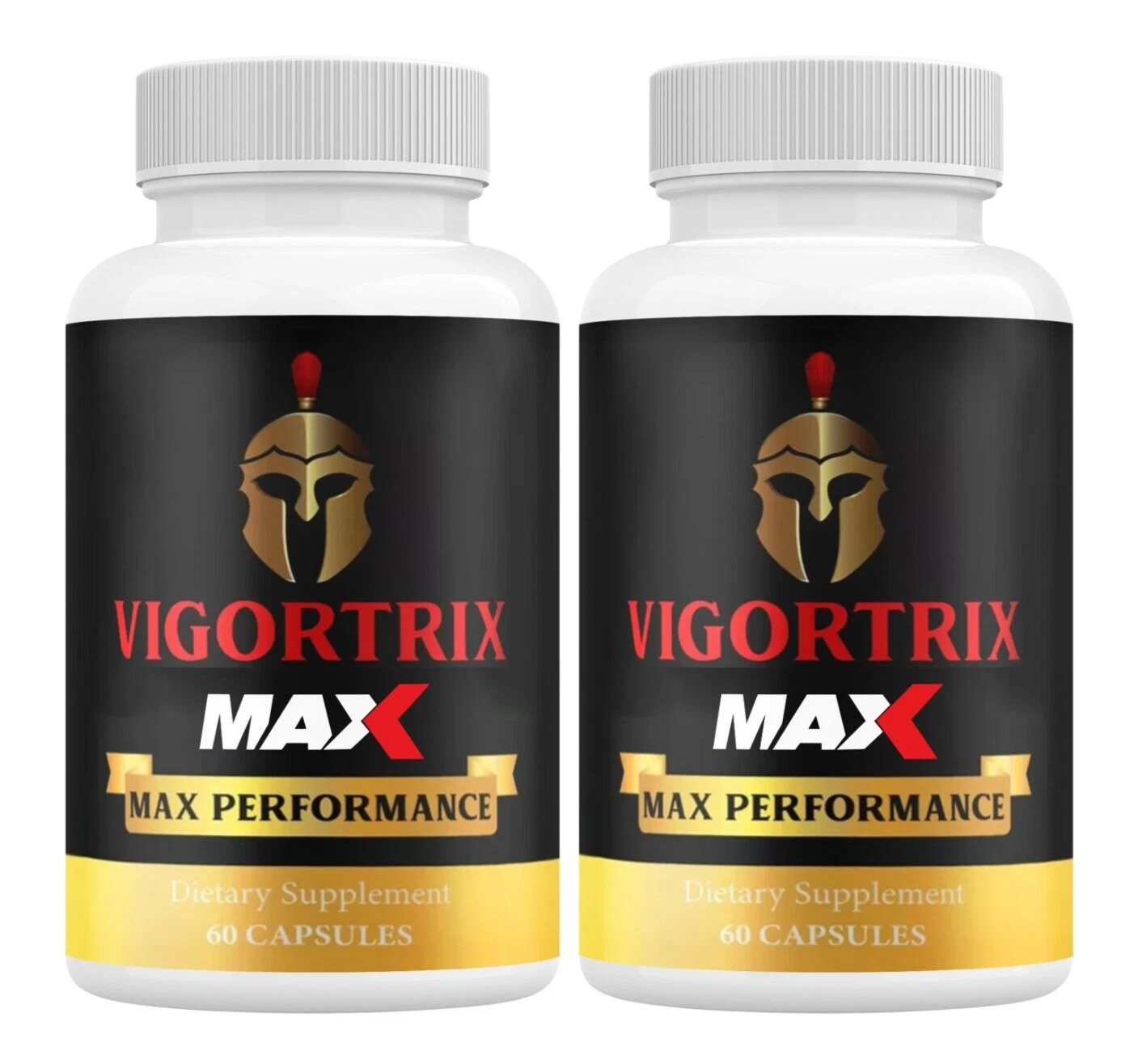 (2 Pack) Vigortrix MAX Men Vitality Pills, Natural Energy & Stamina Support