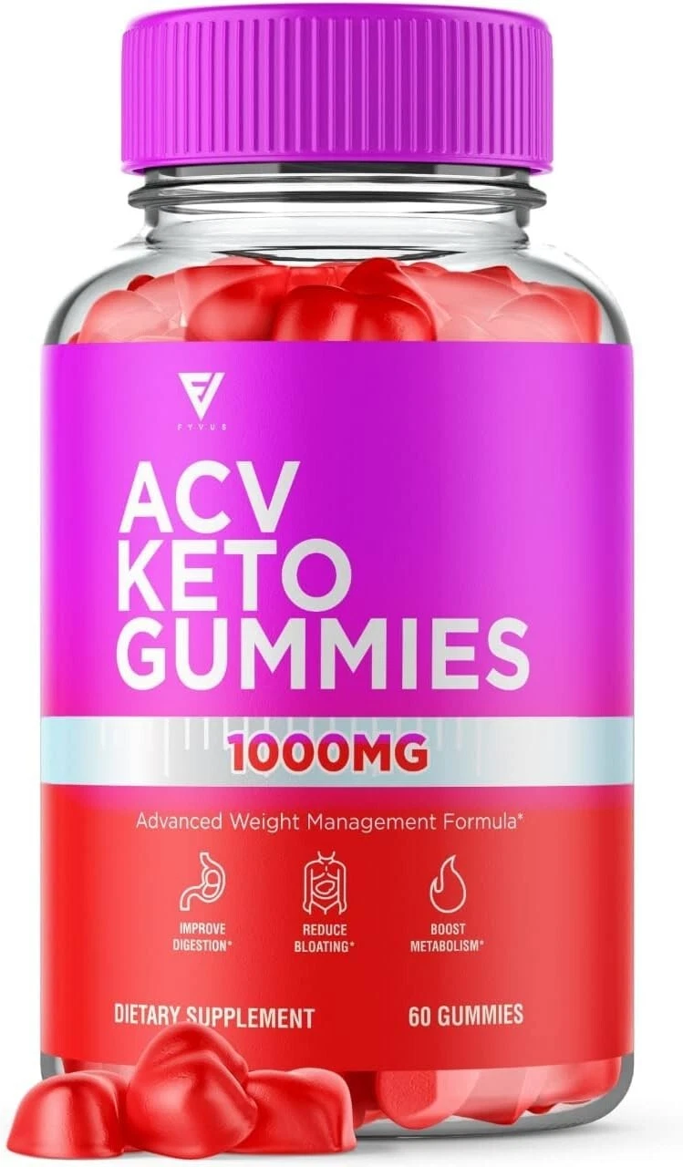 Keto ACV Gummies Advanced Weight Loss – 1,000mg Keto Apple Cider Slimming Gummy