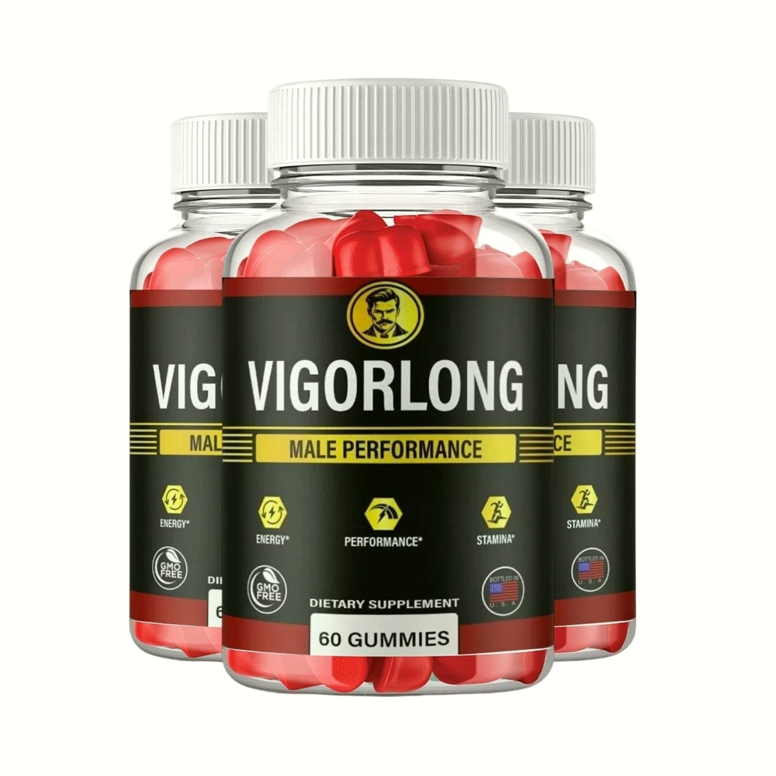 3-Pack VigorLong Gummies for Mens Health – Vigor Long Male Gummies - 180 Gummies