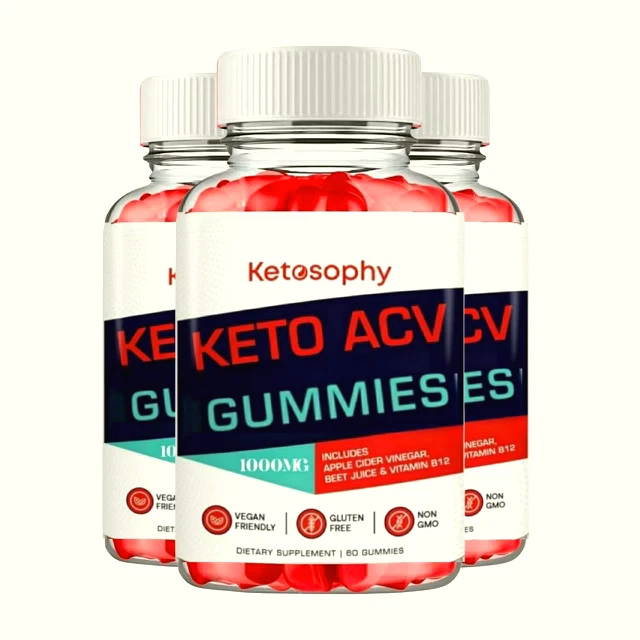 3-Pack Ketosophy Keto ACV Gummies, Ketosophy Gummies Weight Loss -300 Gummies