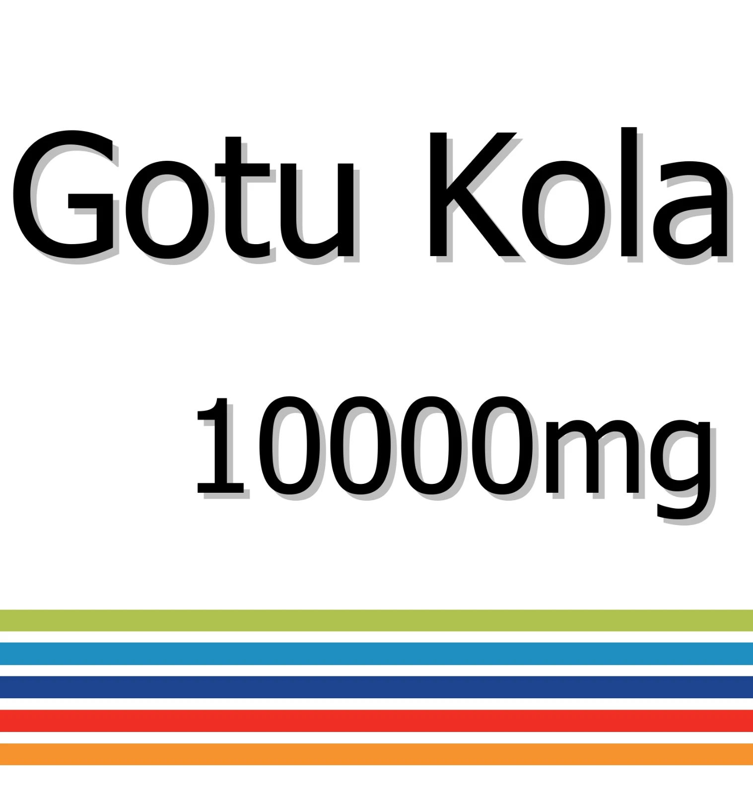 Gotu Kola 10000mg x 60 Tablets - Improved Memory