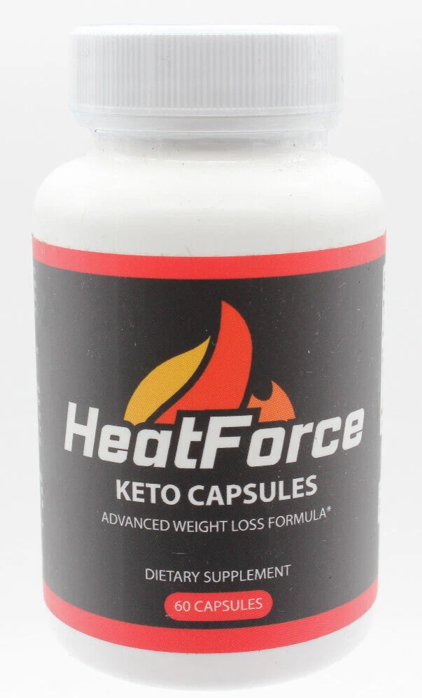 HeatForce Keto Advanced Weight Loss Formula Supplement, 60 Capsules