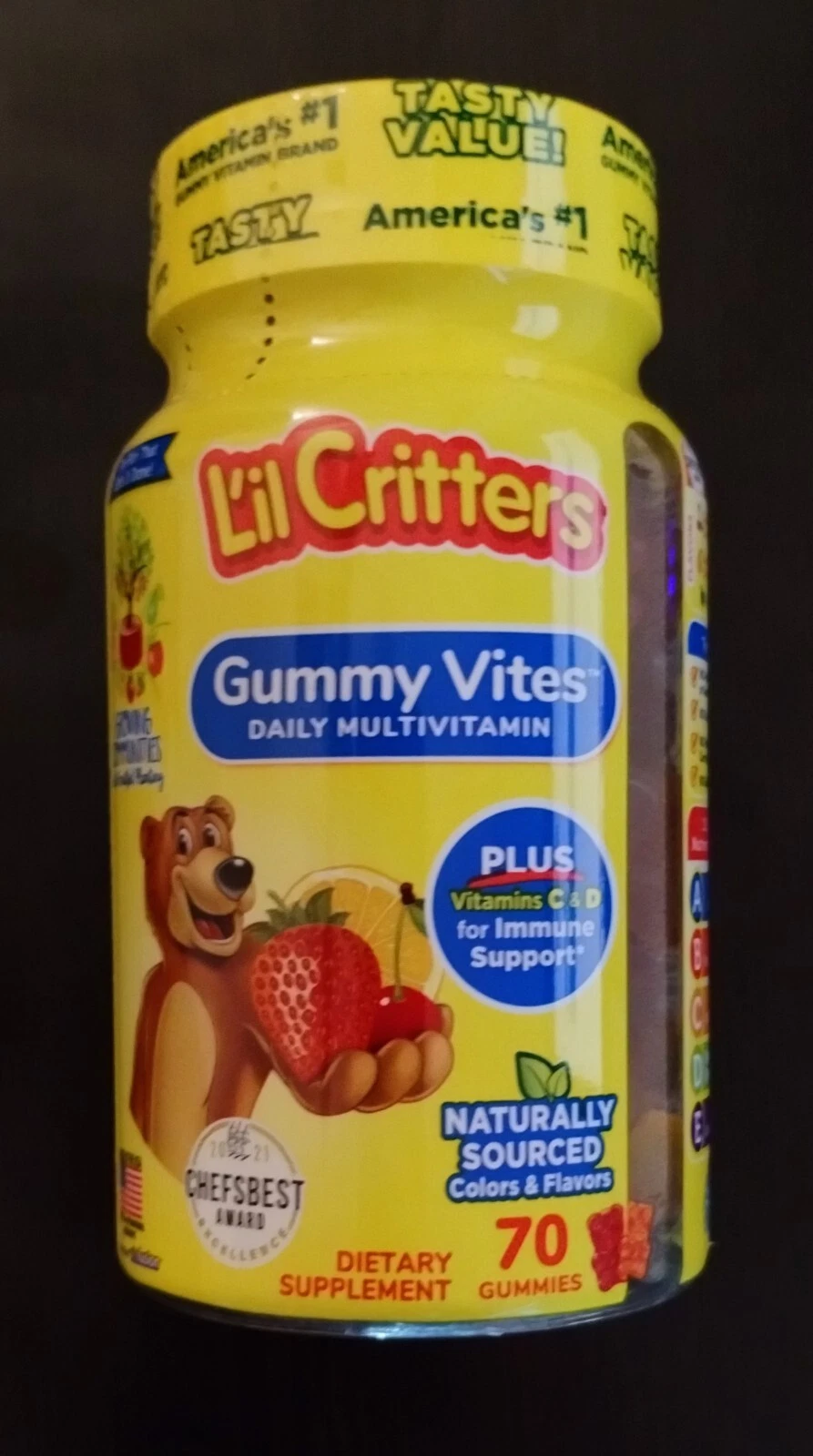 Lil Critters Gummy Vites Complete Kids Multivitamin Gummies 70-CT SAME-DAY SHIP