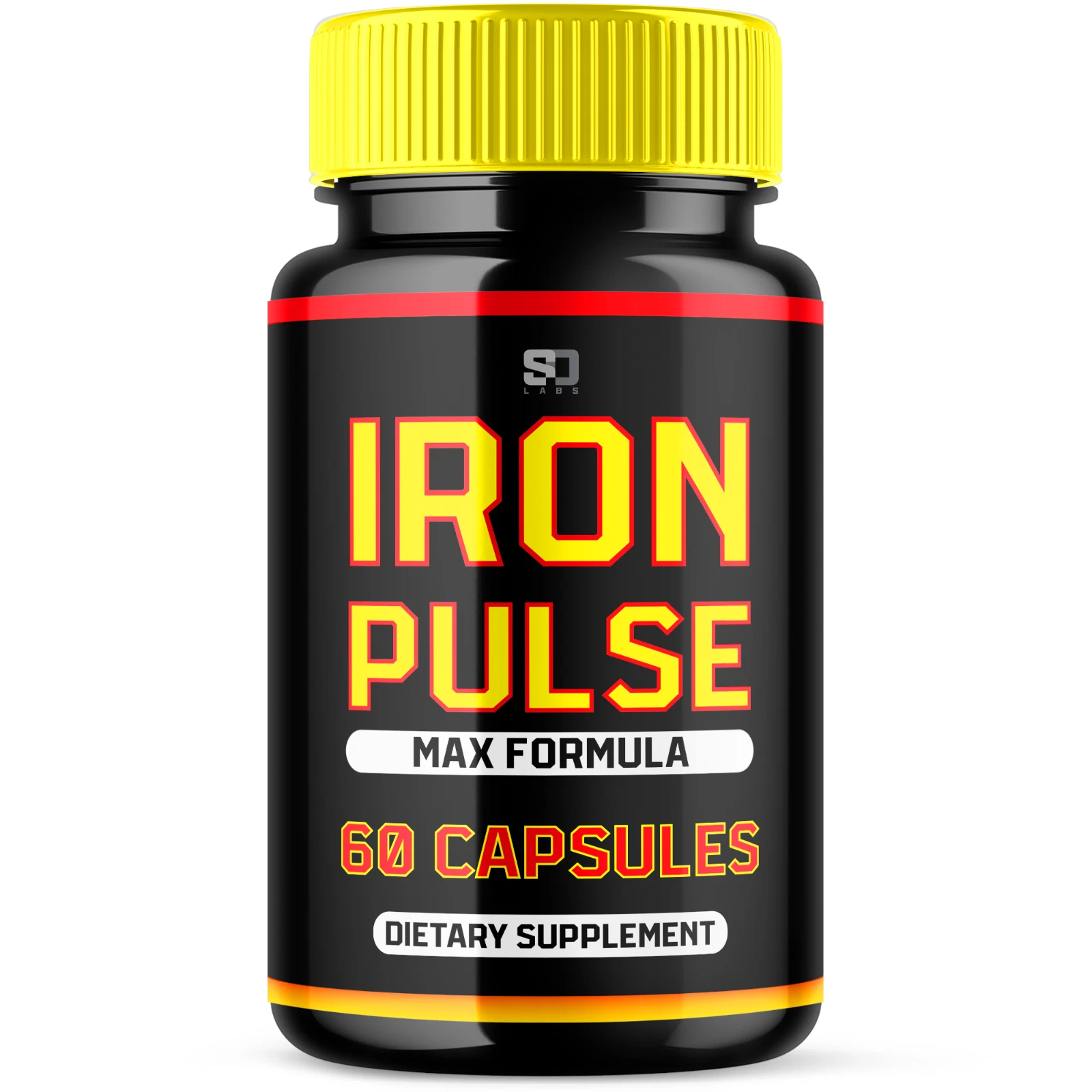 Iron Pulse Pills - Iron Pulse Enhances Energy, Vitality & Stamina - 60 Capsules