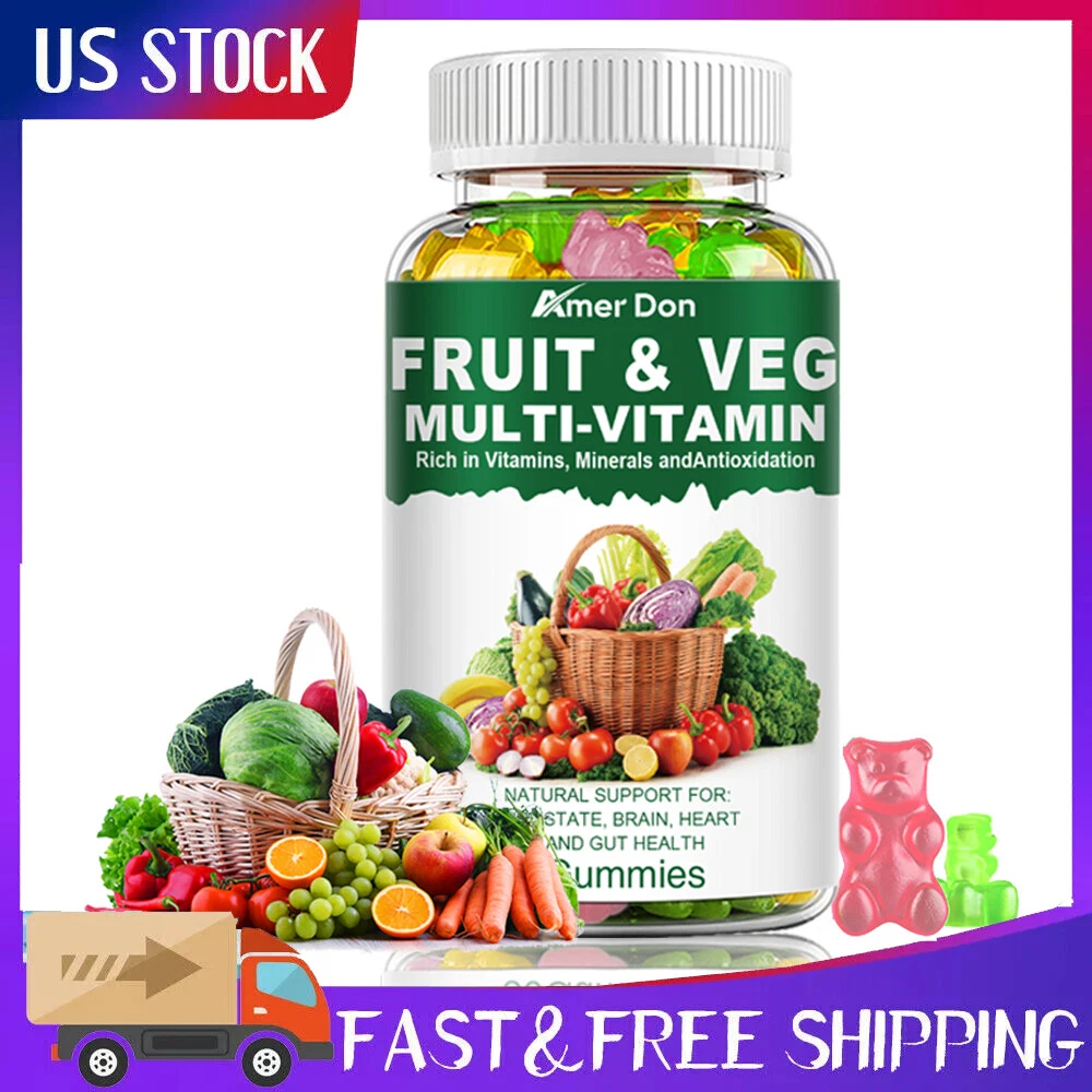 Rich in vitamins, minerals, and antioxidants Compound Fruit & Vegetable Gummies~