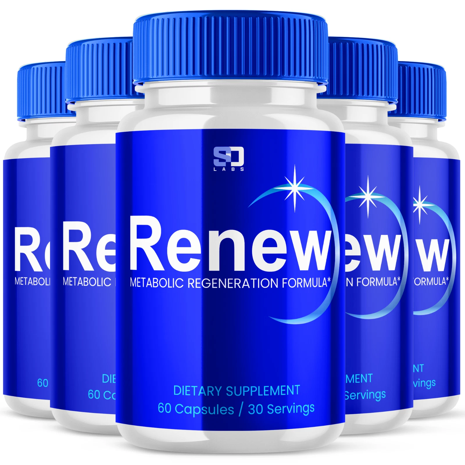 (5 Pack) Renew Pills, Renew Supplement for Weight Loss Support (300 Capsules)