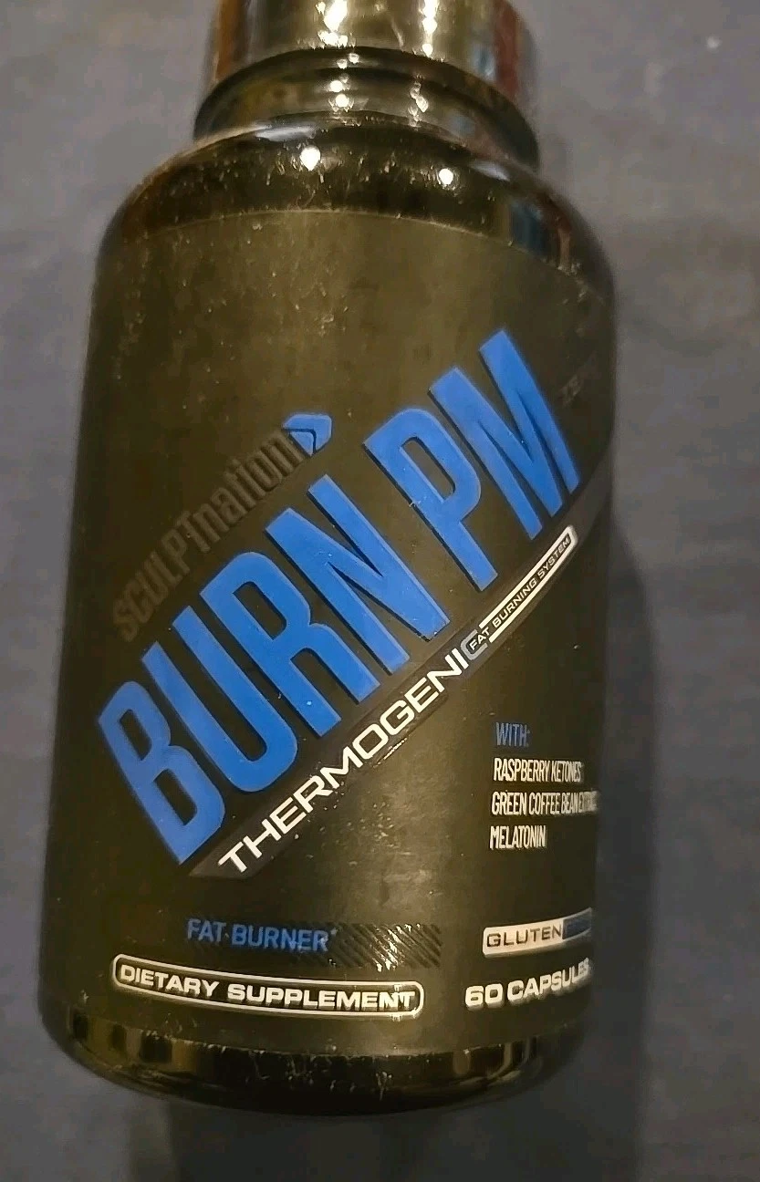 Sculptnation Burn PM Thermogenic Fat Burner Dietary Supplement 60 Capsules