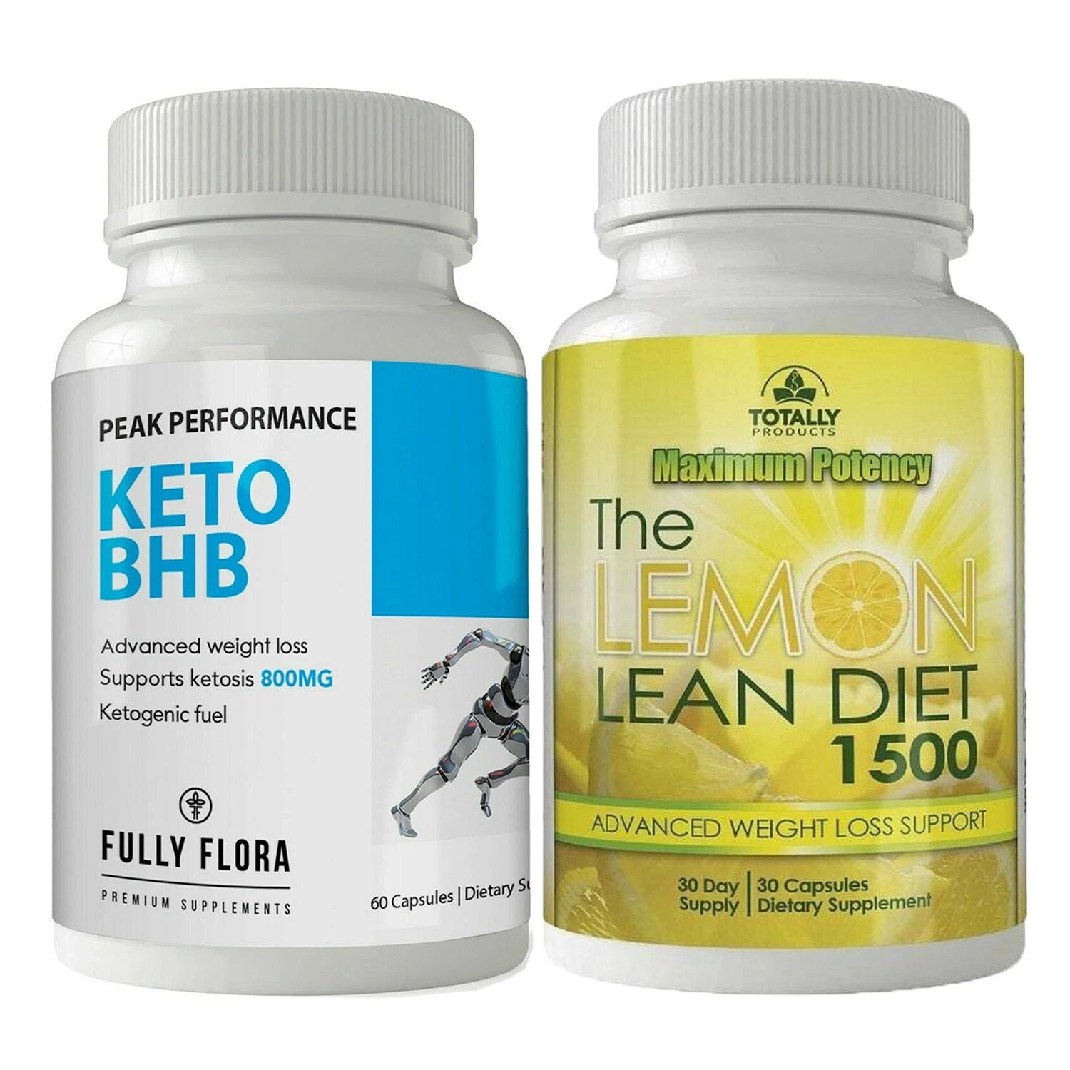 Lemon Lean Diet Fat Burn Keto BHB Diet Ketosis Weight Loss Caps Free Shipping